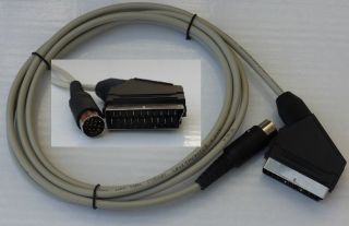Atari St Rgb Scart Audio - Video Kabel Cable 3 Meter.
