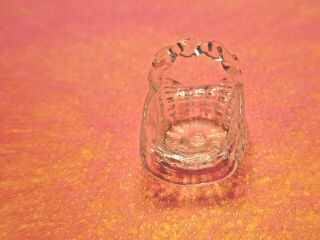 1:12 Igma Artisan Ferenc Albert Vintage Handcrafted Textured Clear Glass Basket