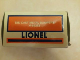 O - 027 Gauge Vintage Lionel 1 Die - Cast Illuminated Bumpers 6 - 2283 - Only 1