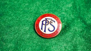 Feltham Piscatorial Vintage Enamel Fishing Club Badge/fishing Lapel Badge