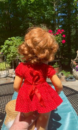 VINTAGE 1950 ' S 16 IN.  STRAWBERRY BLOND TERRI LEE DOLL WITH TAGGED OUTFIT - 2
