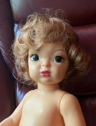 VINTAGE 1950 ' S 16 IN.  STRAWBERRY BLOND TERRI LEE DOLL WITH TAGGED OUTFIT - 3