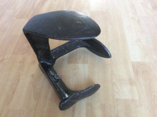 Vintage Heavy Cast Iron Cobblers Shoe Last Size 3