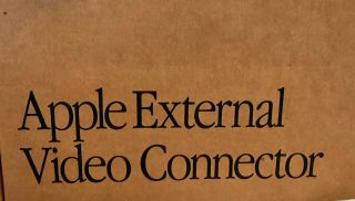Apple External Video Connector M4099ll/a