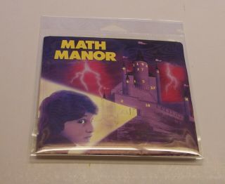 Highly Rated,  Very Rare Math Manor For Commodore 64/128 -