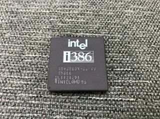 Intel 386 Dx A80386dx - 33 Iv 33mhz Cpu Processor