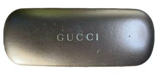Gucci Bronze Hard Clam Shell For Sunglasses Eye Glasses Case
