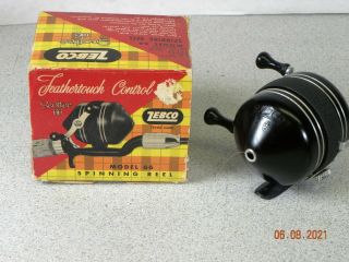 Zebco Scottee 66 Spinning Reel W/ Box & Instructions 2