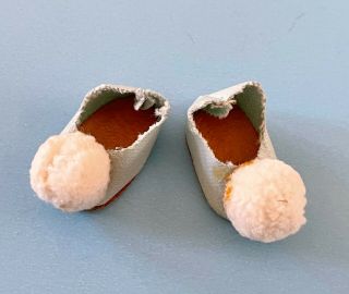 Vintage Doll Clothes: Oilcloth Slippers Shoes For Vogue Ginny,  Muffie,  Ginger