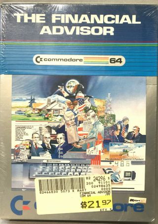 Nib The Financial Advisor C=64 Commodore Business Machines Published Cartridge