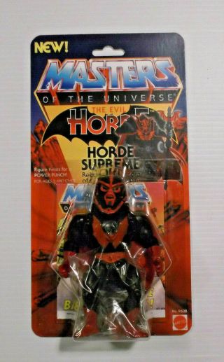 Masters Of The Universe The Evil Horde Custom Horde Surpreme Craded Figure