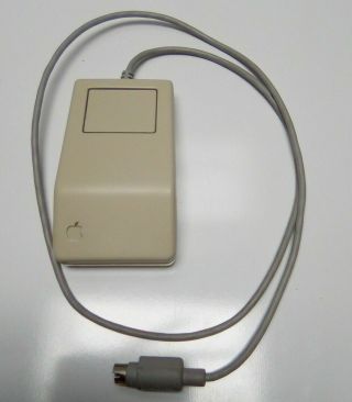 Apple Desktop Bus Mouse Adb Beige Vintage For Macintosh G5431