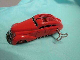 Vtg.  Wind Up Antique - Red Metal - " Schuco " Magico - Auto 2008 Made In Us - Zone Germany