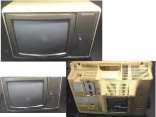 14 " Vintage Color Monitor For Apple Iii & Pc Cga & Rgb & Ntsc Inputs