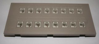 Vintage Dec Digital Electronics 5017268 - 01 555419 - 1 Patch Panel 16 Port