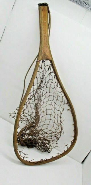 Vintage Cortland Line Co.  Fishing Net Rough Shape