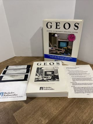 Commodore 64 64c 128 Geos 2.  0