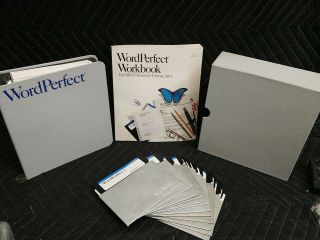 Vintage WordPerfect 5.  0 Software for IBM 5 - 1/4 