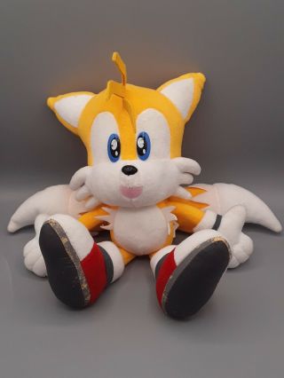 Very Rare Sega Prize 14 " Tails Sonic Adventure Toy Doll Sonic Plush 1999 America