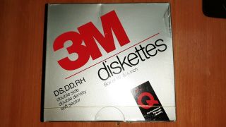 3m 5.  25 " Ds Dd Rh Double Sided Double Density Floppy Disk 5 1/4 Inch