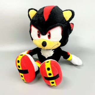 Rare 2012 Sanei M Sonic Shadow 10 " Plush Doll Sega Sonic The Hedgehog No Tag