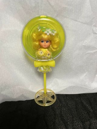Mattel Liddle Kiddle Lollipop Lolli Lemon 1968 Little Yellow Doll Vintage