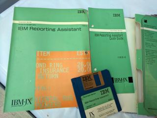 IBM IBM - JX IBMJX AUS NZ JAP Vintage Software 5601 - SAL IBM Reporting Assistant 2