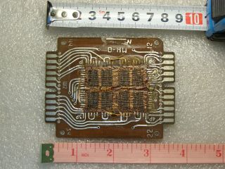 Ussr Soviet Ferrite Magnetic Core Memory Matrix On Pcb 128 Byte 1981