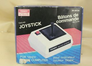 Vintage Tandy Computer Deluxe Joystick 26 - 3012a Accessory