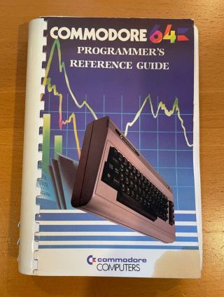 Commodore 64 Programmers Reference Guide With Schematics,  First Edition