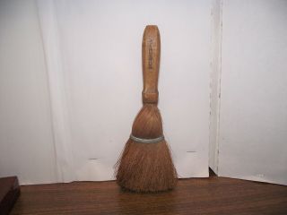Vintage Kellogg Quality 255 Vintage Whisk Broom Wood Handle 8 Inches Tall Good