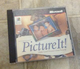 Microsoft Picture It Version 2.  0 Cd - Rom For Windows 95/nt