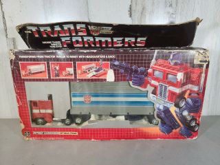 1984 Optimus Prime G1 Transformers Great Shape