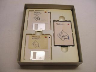 MacProject by Apple Computer for Macintosh 128,  512,  Plus,  SE,  etc. 2