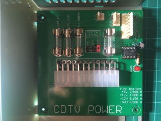 Commodore Amiga CDTV Power Supply adapter Board Psu 3