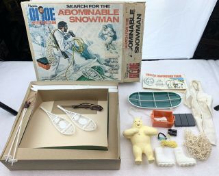 1973 Hasbro Gi Joe Adventure Team Search For The Abominable Snowman Boxed