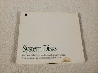 Vintage Apple Macintosh Desktop LC - 475 Install Floppy Disk Diskettes, 2