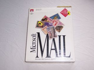 Vintage Macintosh Software Microsoft Mail V3.  1 1992 Nos