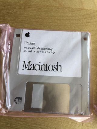 Vintage Apple Macintosh Lc Performa 3.  5 Disk Floppy Ver.  7.  1p6