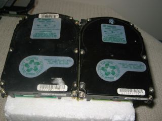 Two Vintage Seagate 3.  5 " Hard Drive Hdd 120mb Ide