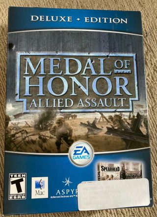 Aspyr Medal Of Honor Allied Assault Deluxe Edition Apple Mac Macintosh Game