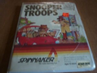 Snooper Troops Case 2 Atari 800 Disk In Vg,  By Spinnaker Software