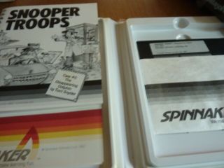 Snooper Troops Case 2 Atari 800 Disk in VG,  by Spinnaker Software 3