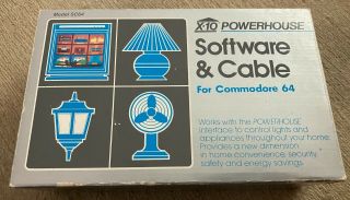 X - 10 X10 Powerhouse Model Sc64 Commodore 64 Computers Software And Cable