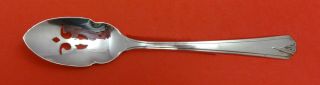 Deauville By Community Plate Silverplate Pierced Olive Spoon Custom Made
