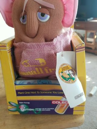 Vtg 1987 Small Fry Couch Potato Baby Girl Plush Doll w Sack Coleco Box 3