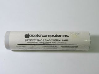 Apple Computer Silentype Black Image Thermal Paper - Old Stock