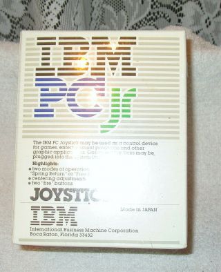 One Vintage Nos Ibm Pc Jr.  Joystick