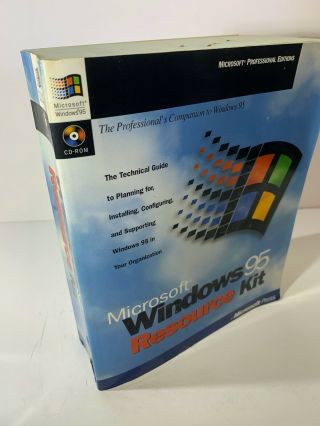 Microsoft Windows 95 Resource Kit Book With Cd Rom