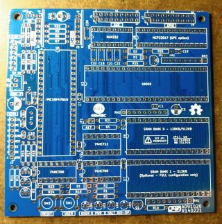 68k - Mbc Pc Board - Diy M68008 Sbc Computer 68000 Mac Sinclair Ql Pcb